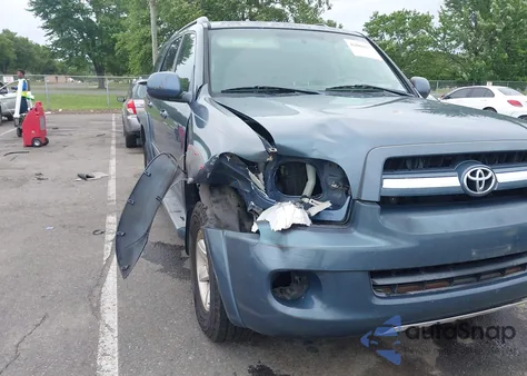 2005 Toyota Sequoia Sr5 V8 из США, поврежденный, VIN 5TDBT44A95S248889